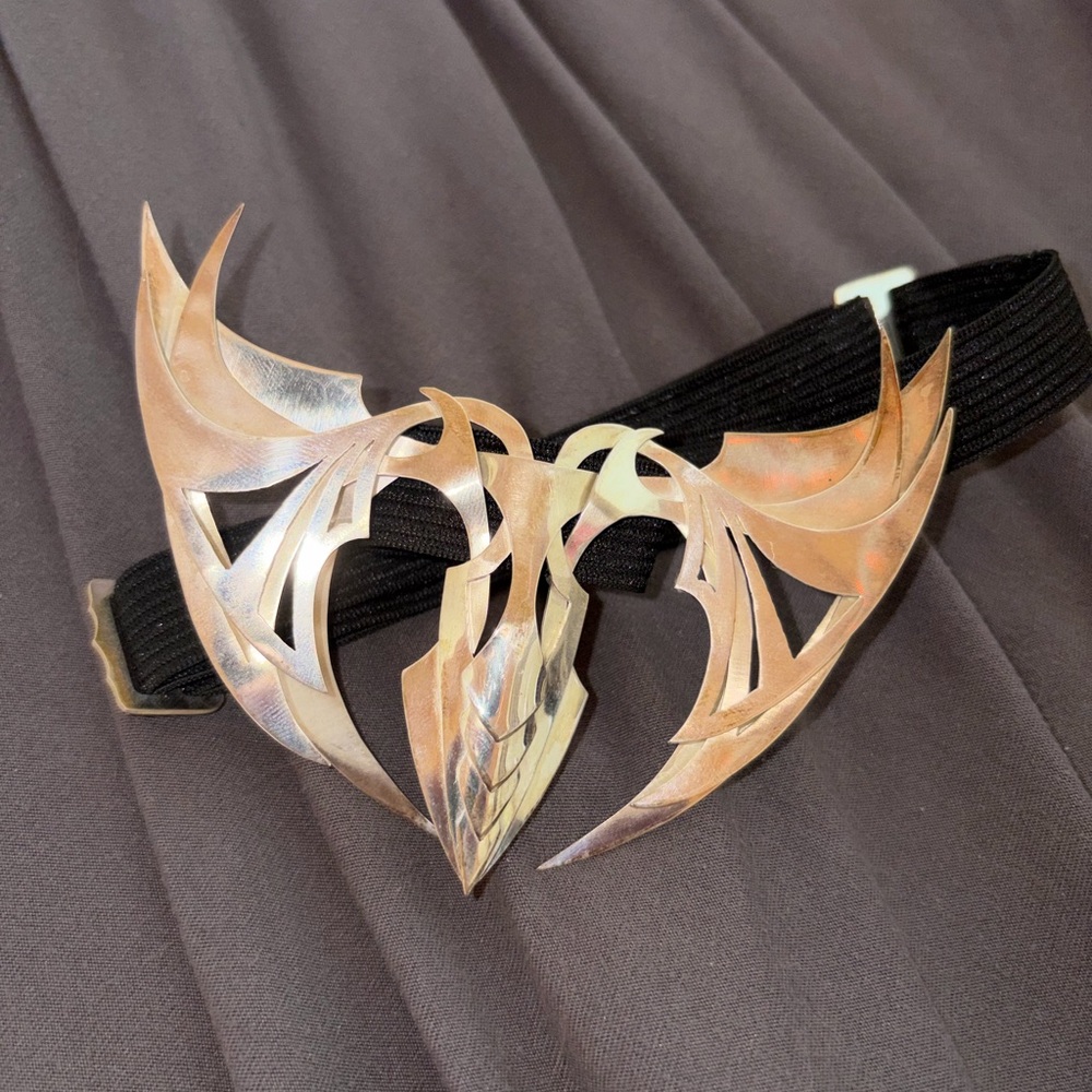 Gothic Sterling Silver Bowtie